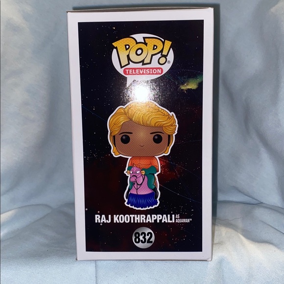 Raj Koothrappali as AquaMan BBT Exclusive Funko POP! - Picture 2 of 2